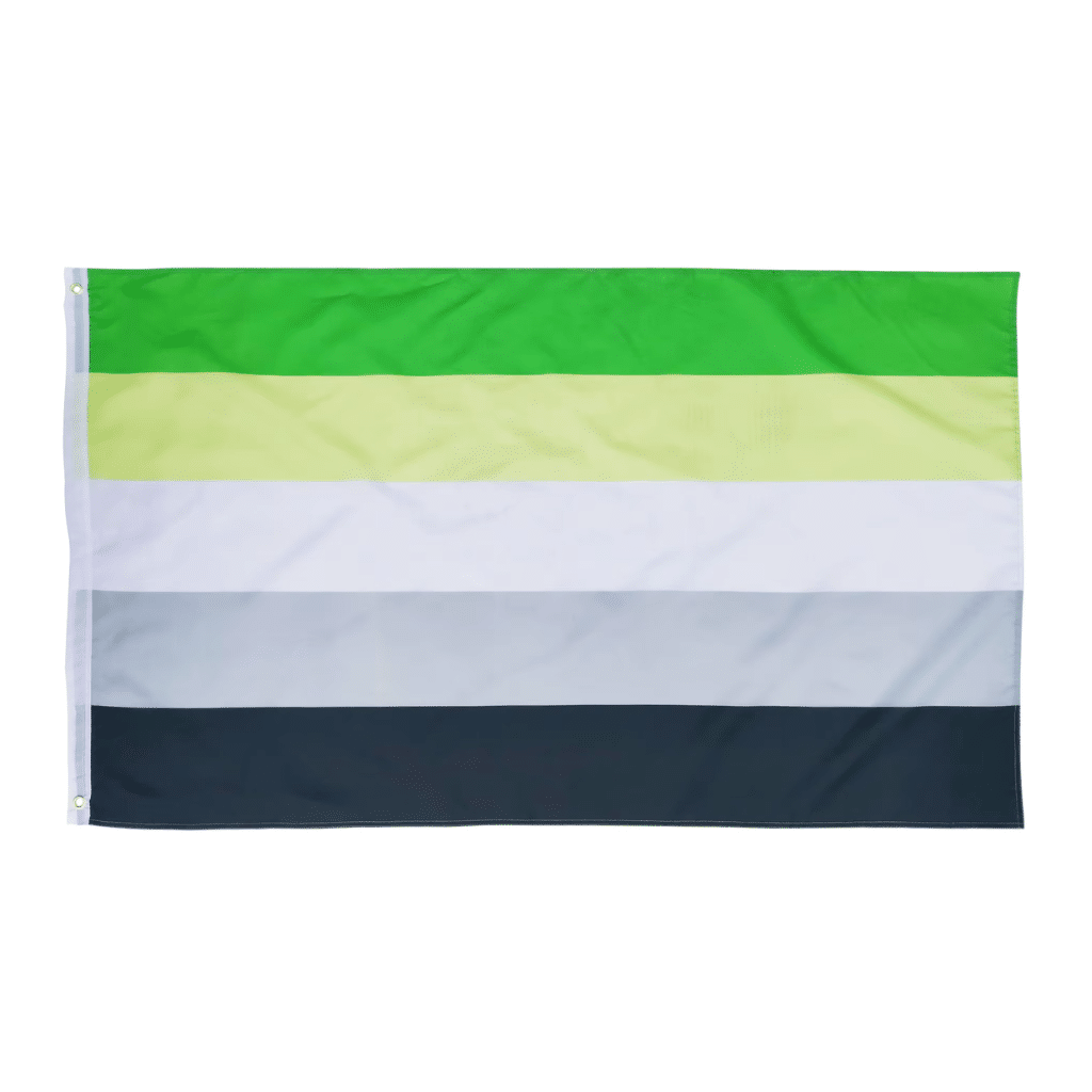 Comprar Bandera Arromántica oficial 150x90cm con anillas para exterior